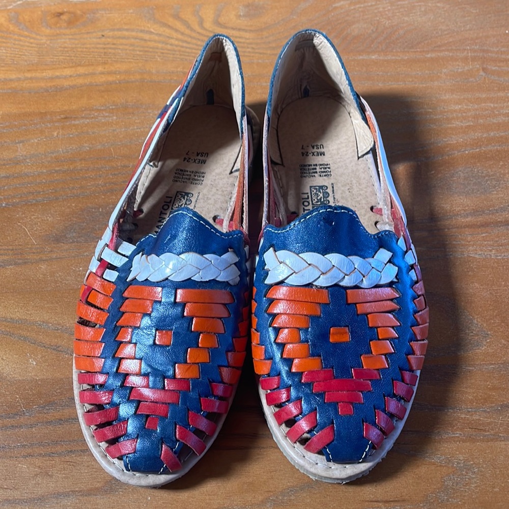 Colorful summer espadrilles